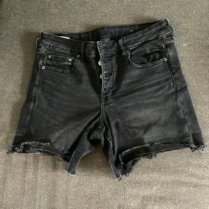 American Eagle cutoff shorts.